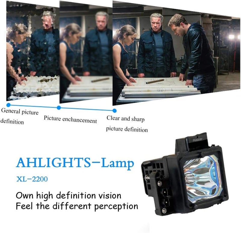 BORYLI TV Lamp xl-2200 XL-2200U for KDF-55WF655, KDF-55XS955, KDF-60WF655, KDF-60XS955, KDF-E55A20, KDF-E60A20 - Image 3